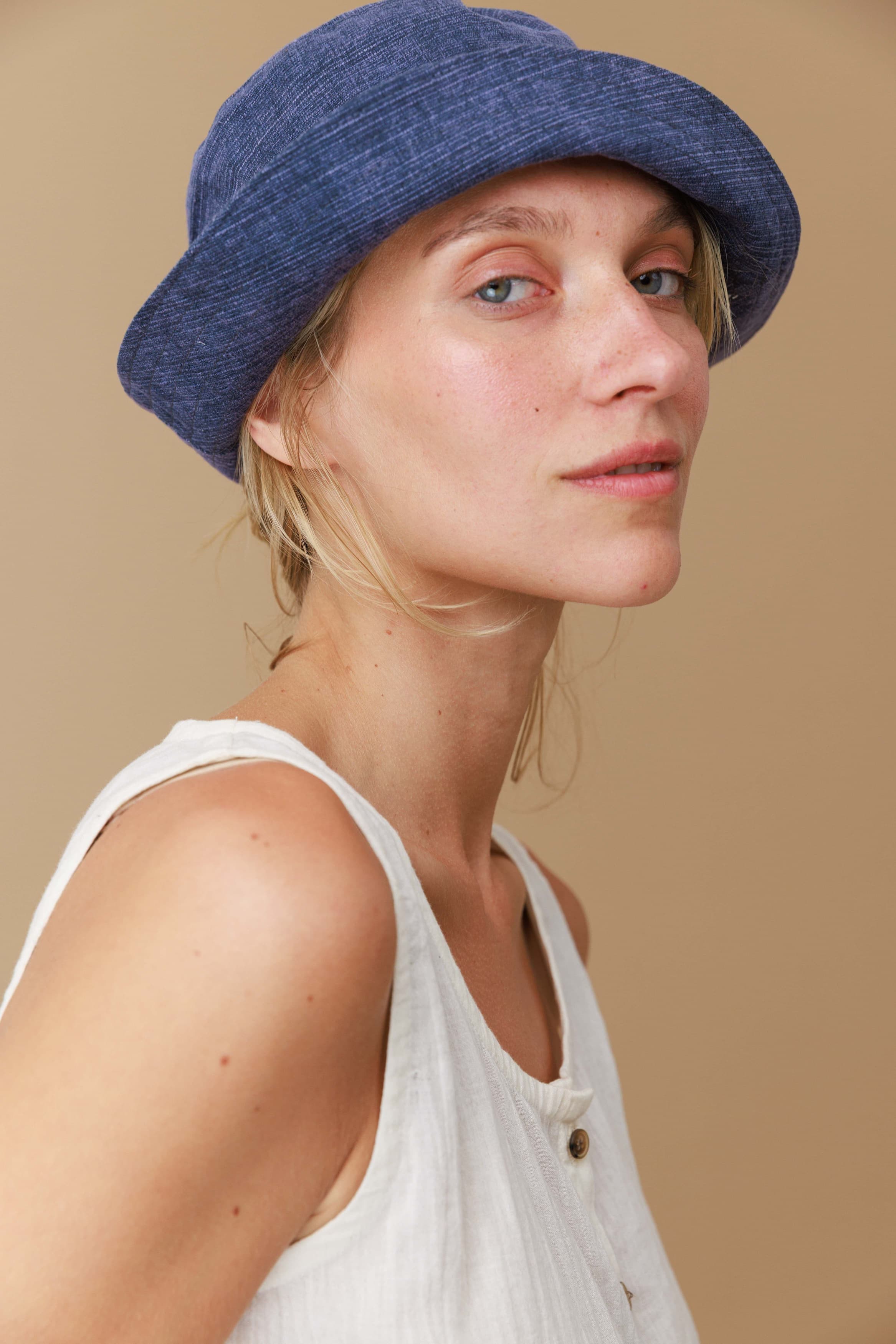 Textured Cotton Bucket Hat