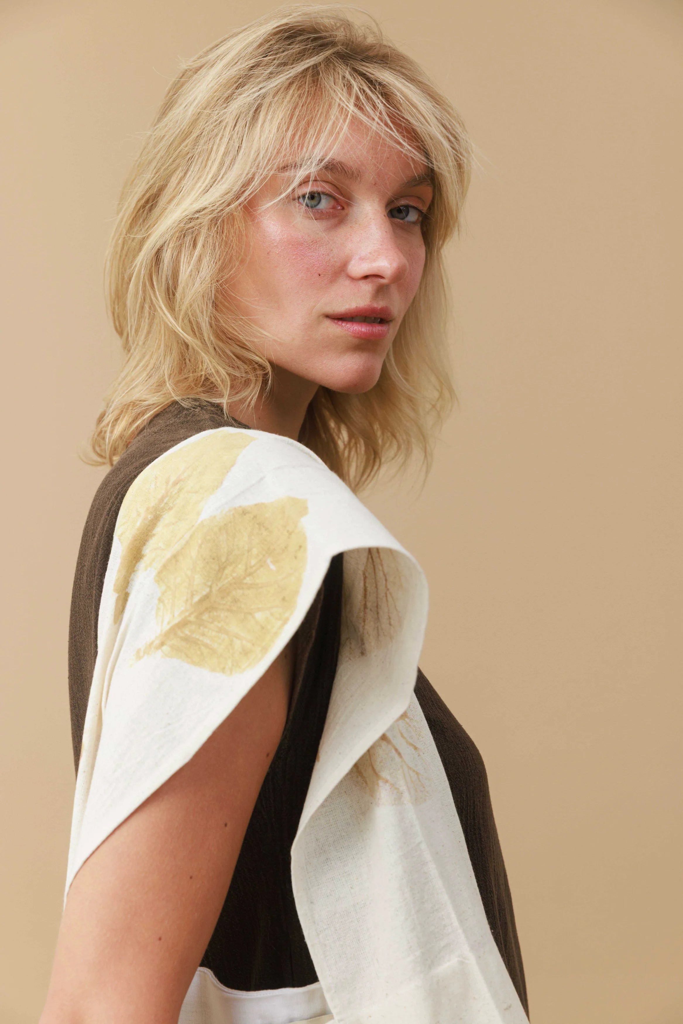 Botanical Print Cotton Tote