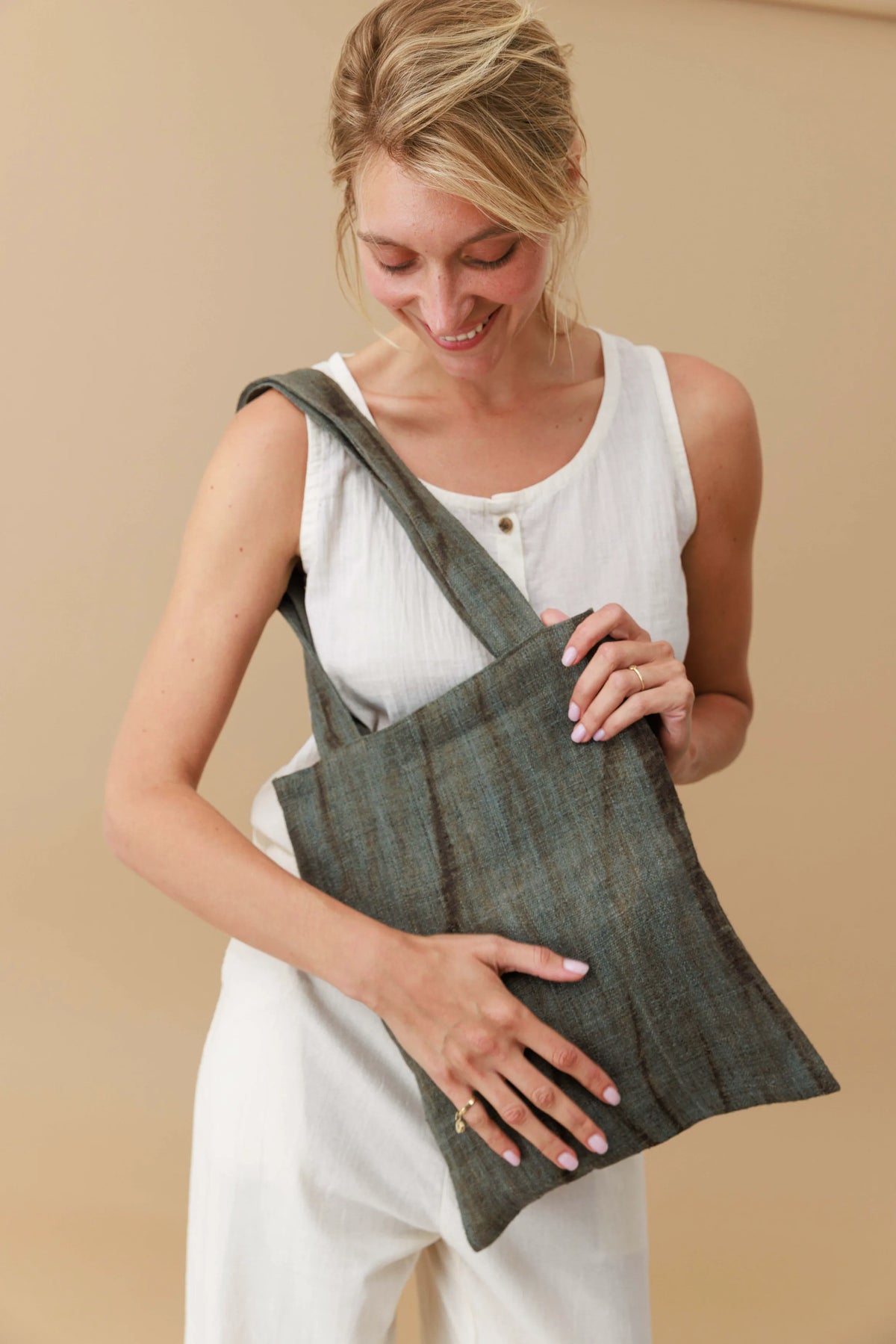Gradient Hemp tote