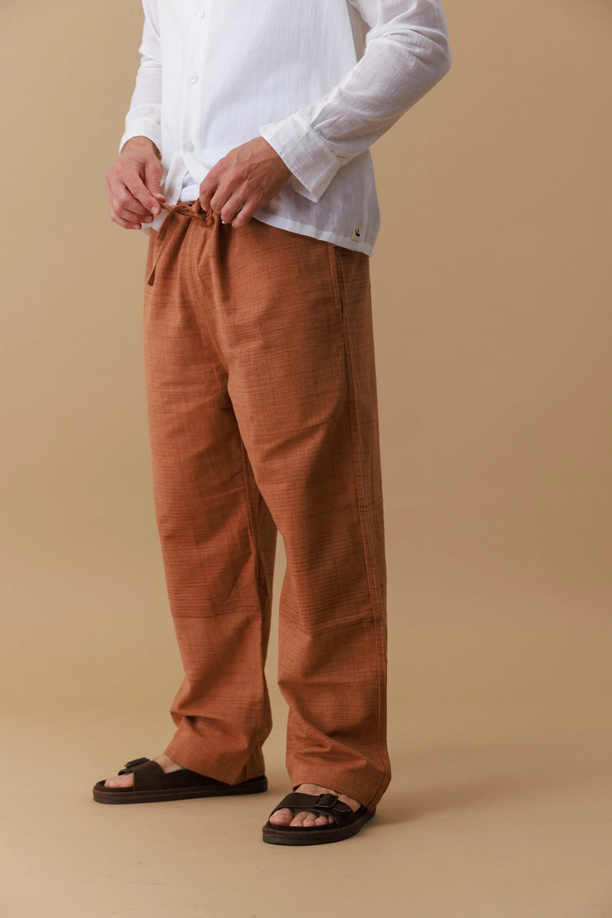 Handwoven Drawstring Pants