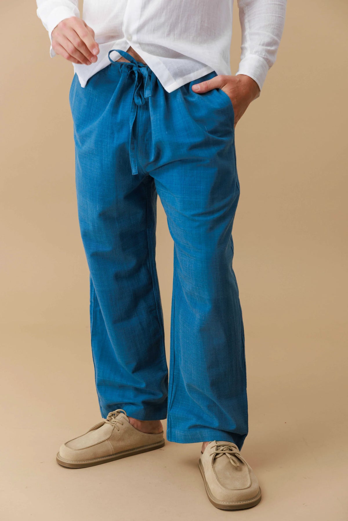 Handwoven Drawstring Pants