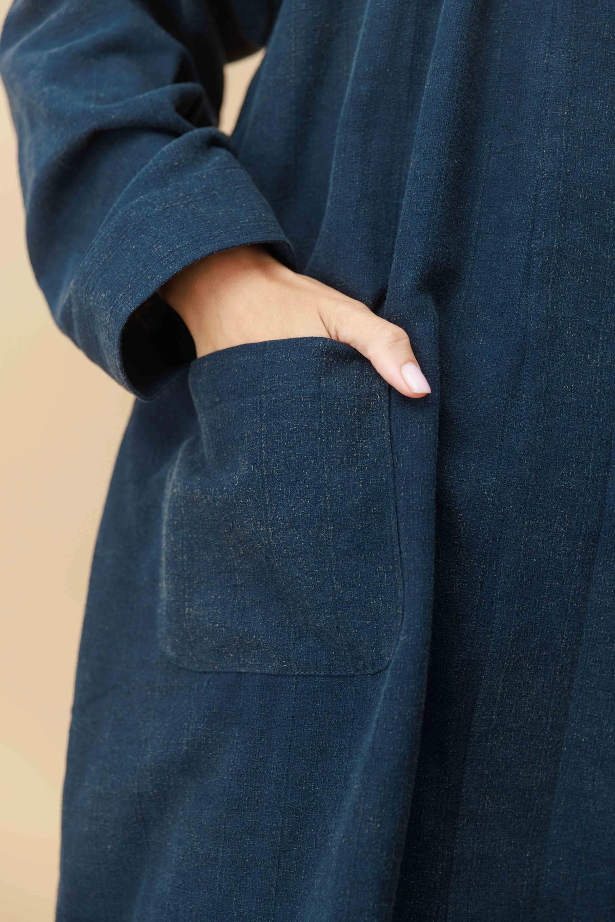 Stone Washed Kimono Jacket