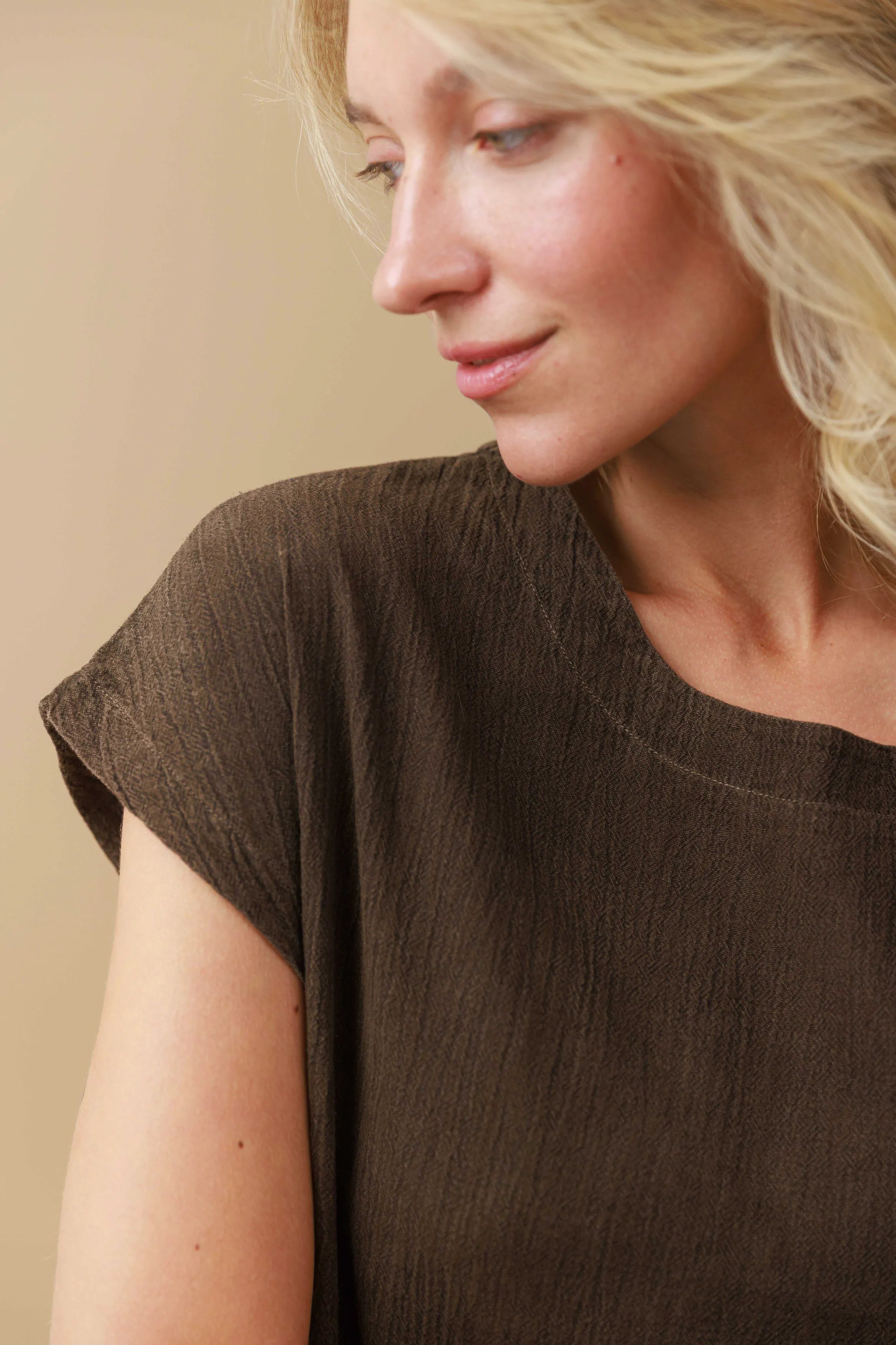 Natural Dye Midi Dress