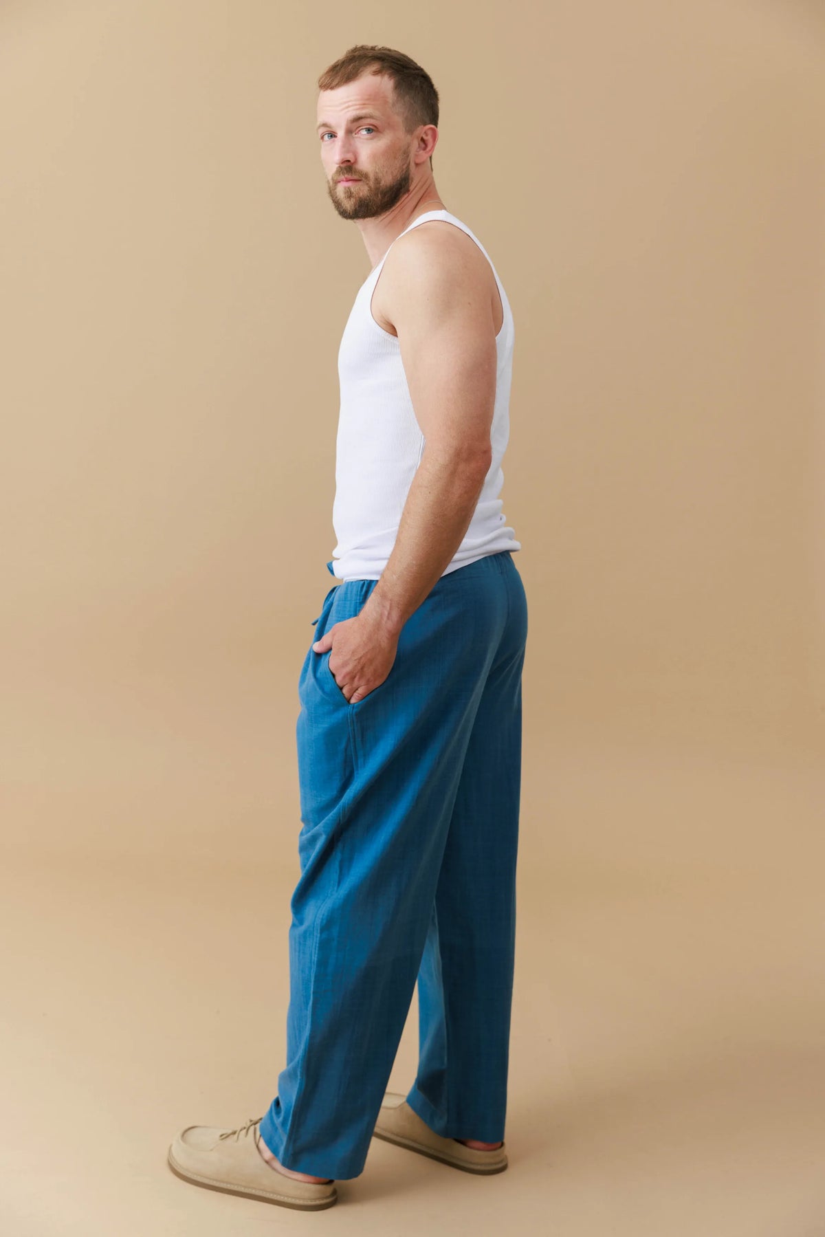 Handwoven Drawstring Pants