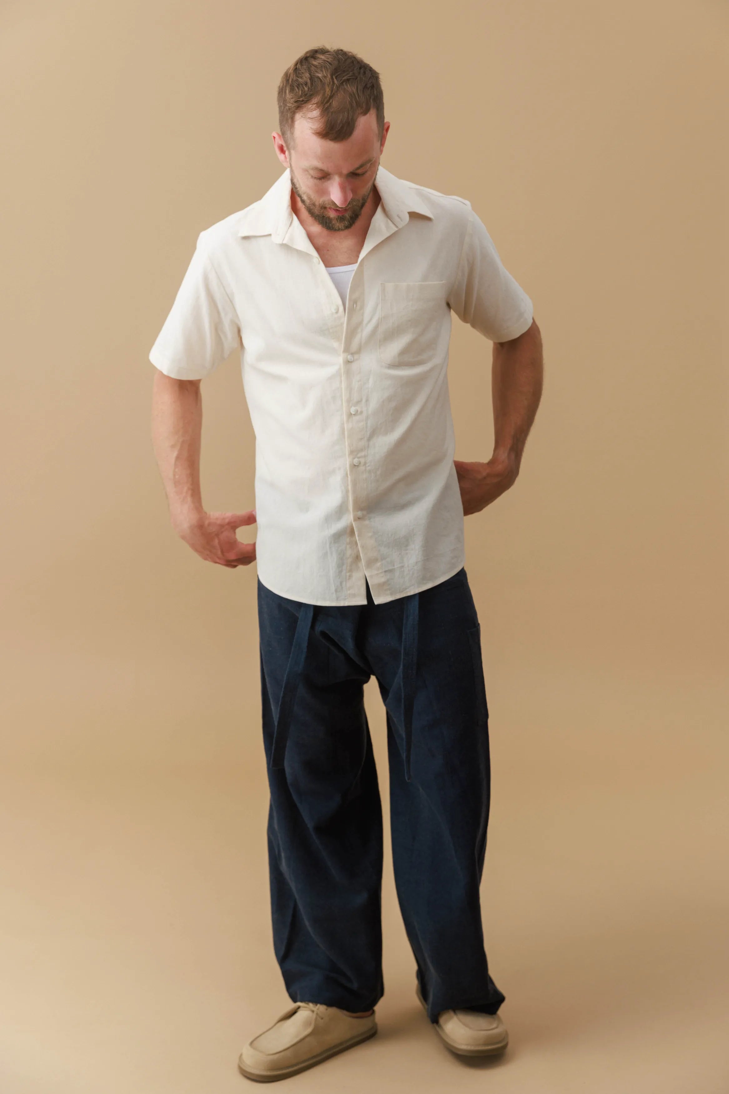 Undyed Cotton shirt
