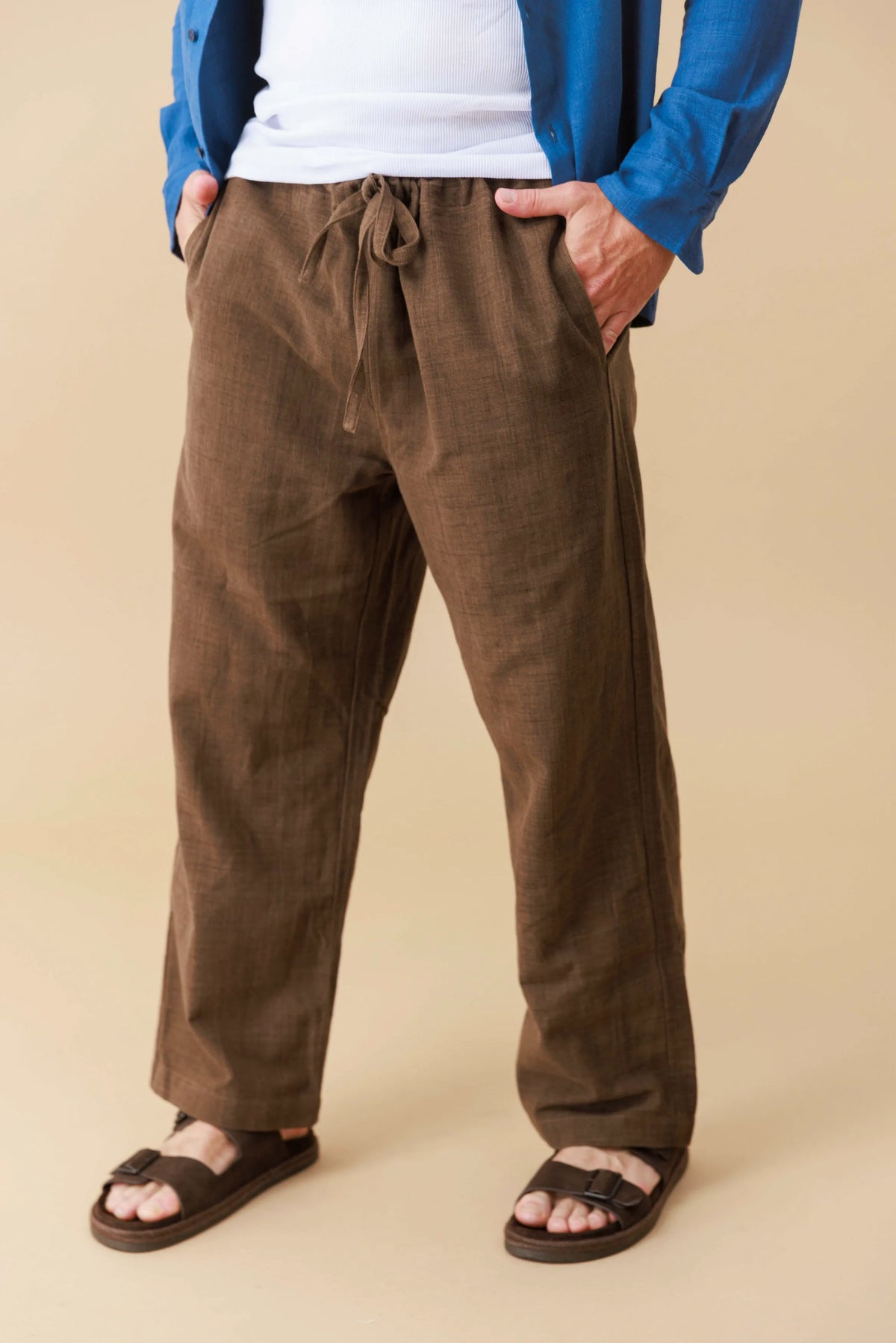 Handwoven Drawstring Pants