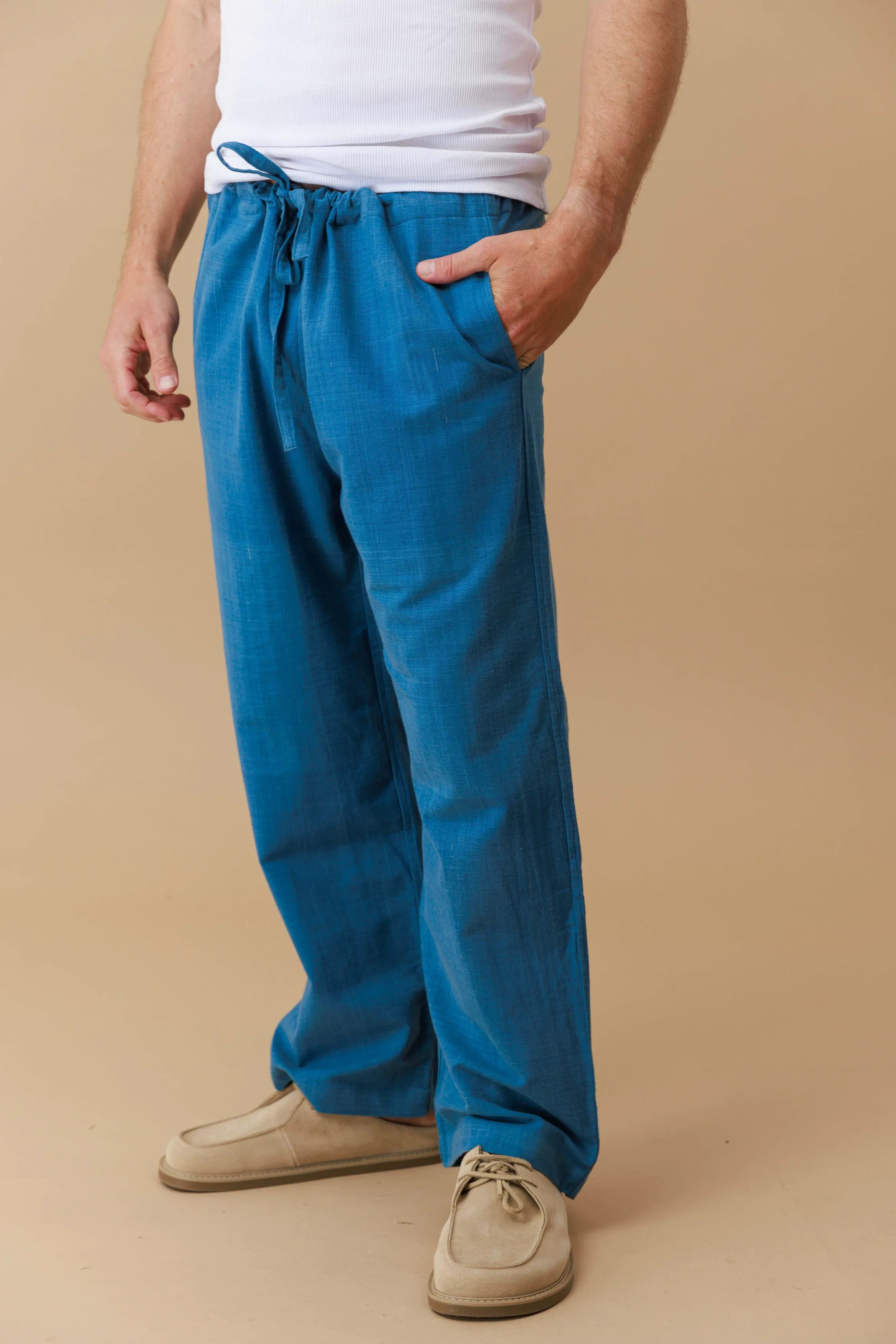 Handwoven Drawstring Pants