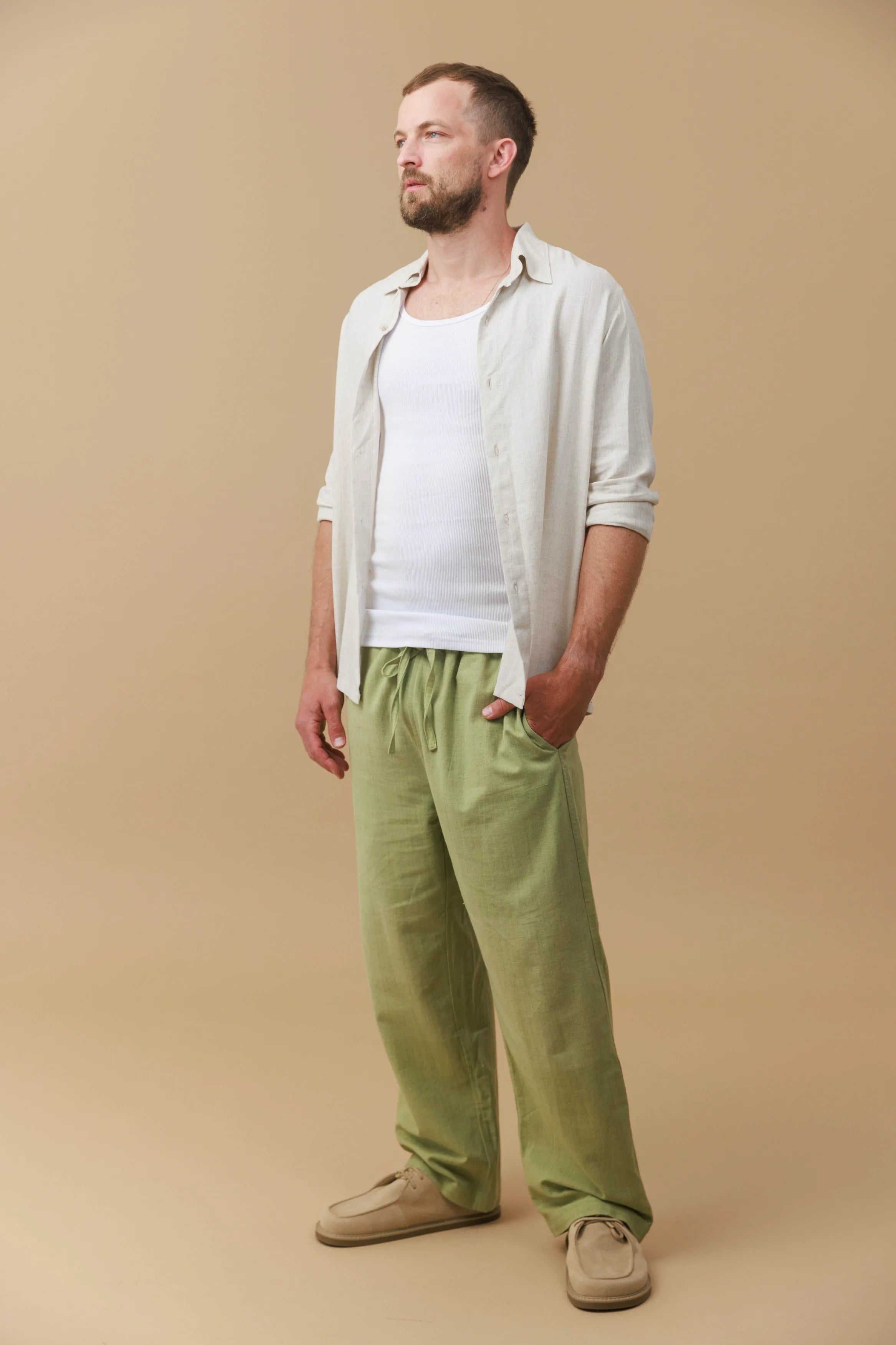 Handwoven Drawstring Pants