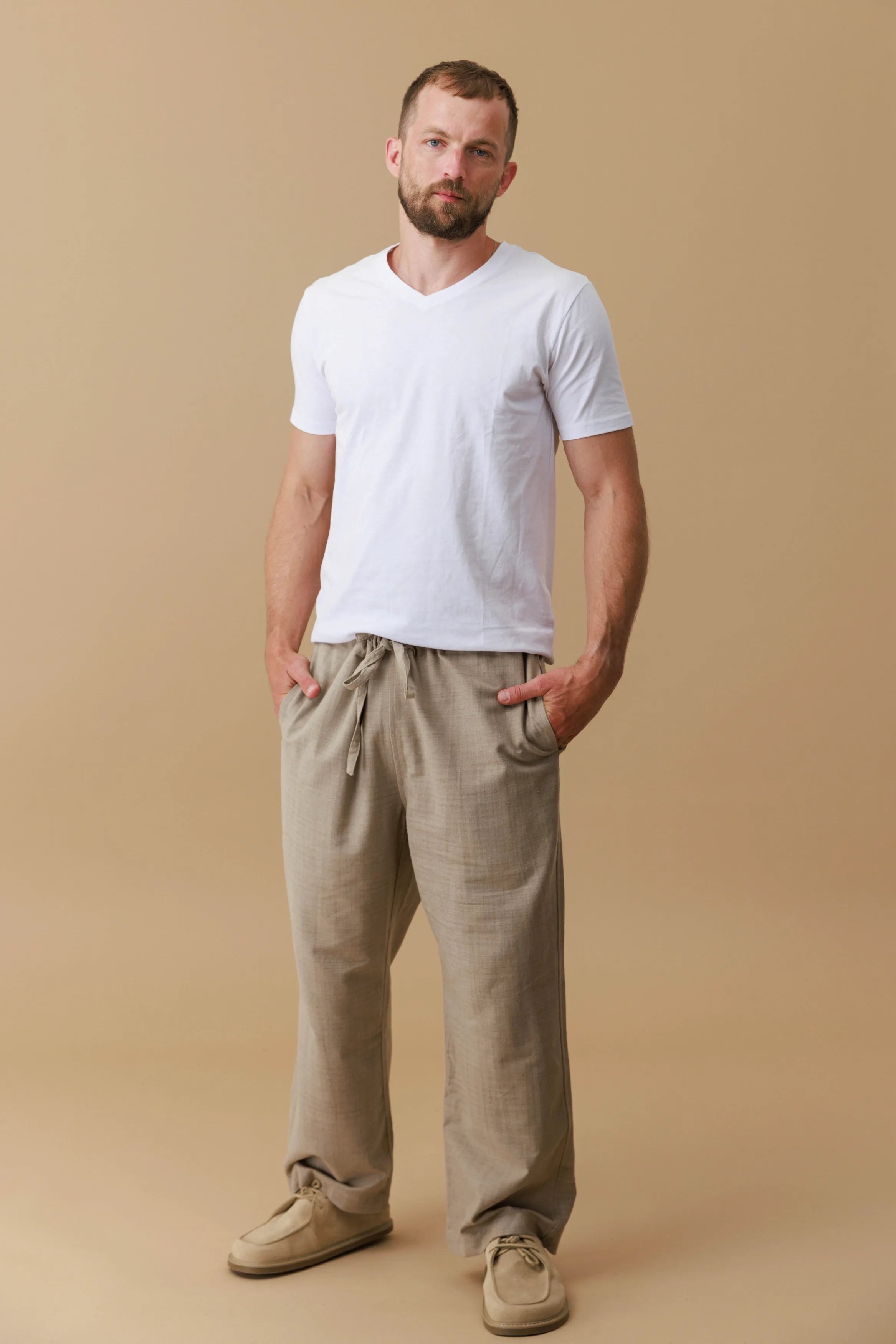 Handwoven Drawstring Pants