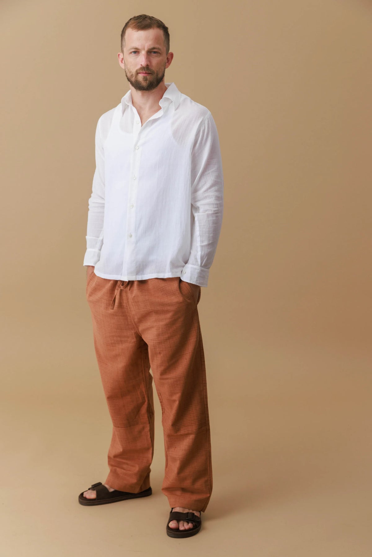 Handwoven Drawstring Pants