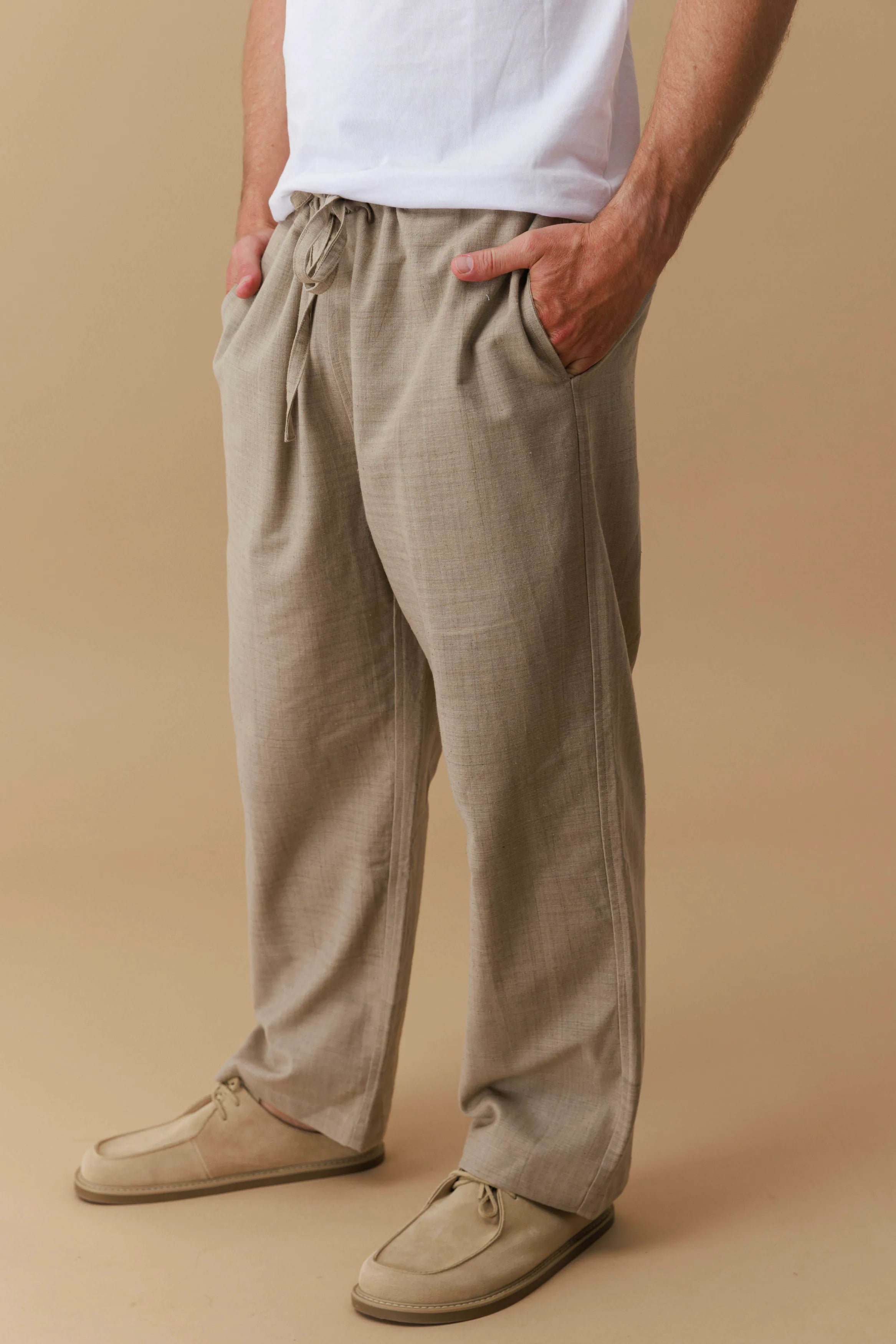 Handwoven Drawstring Pants