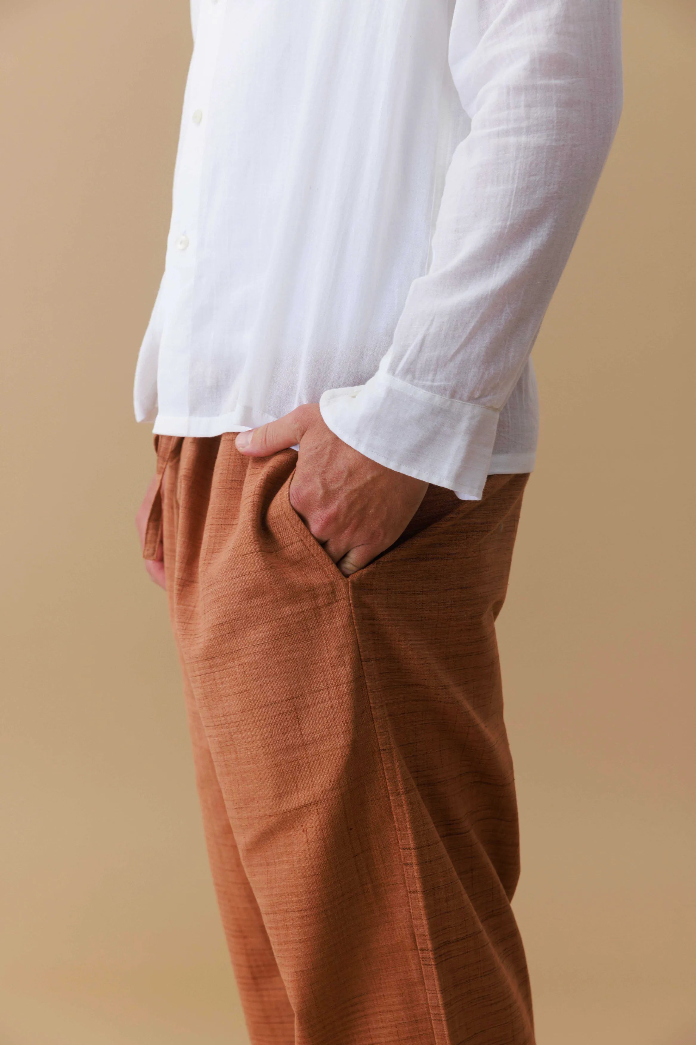 Handwoven Drawstring Pants