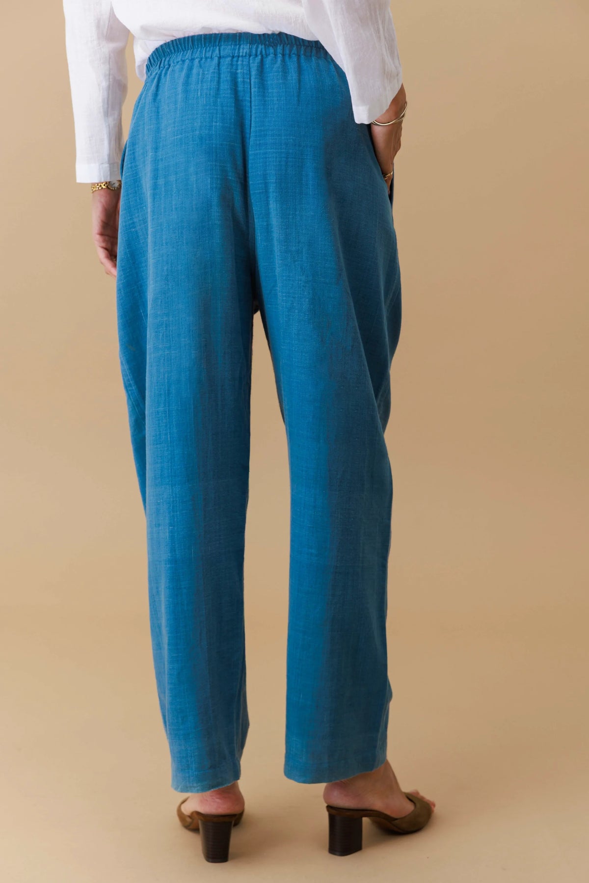 Handwoven Elastic waist Pants