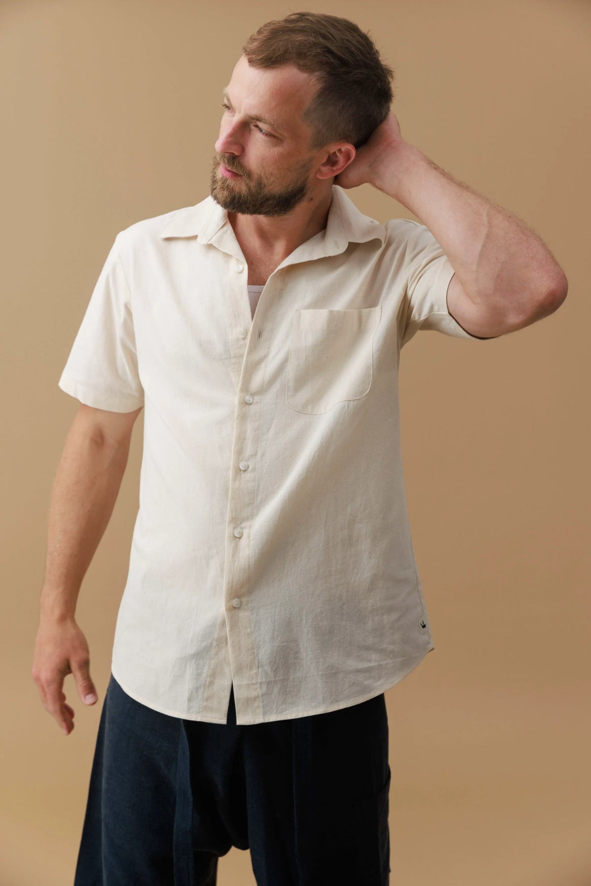 Undyed Cotton shirt