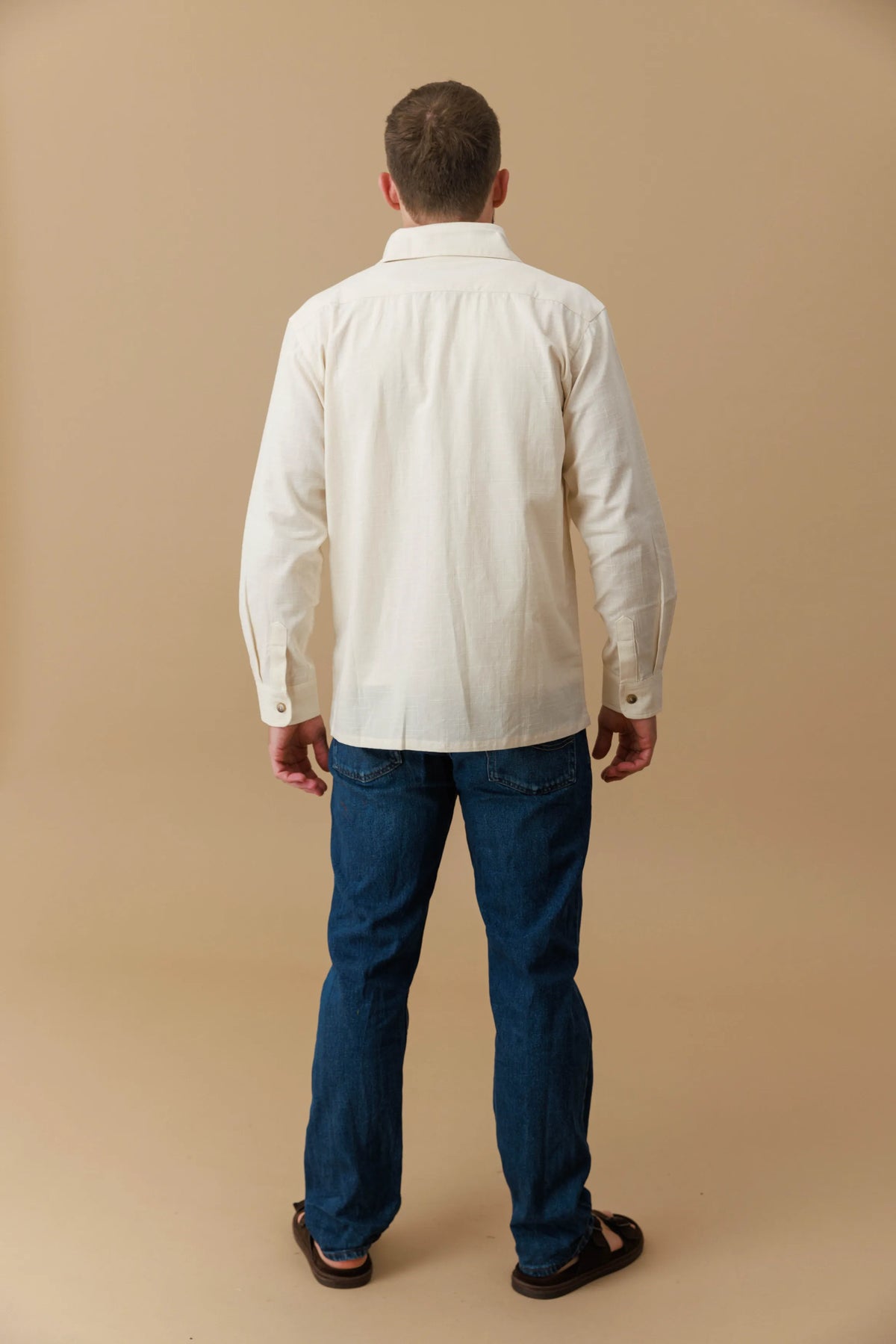 Grid Weave Cotton Shirt