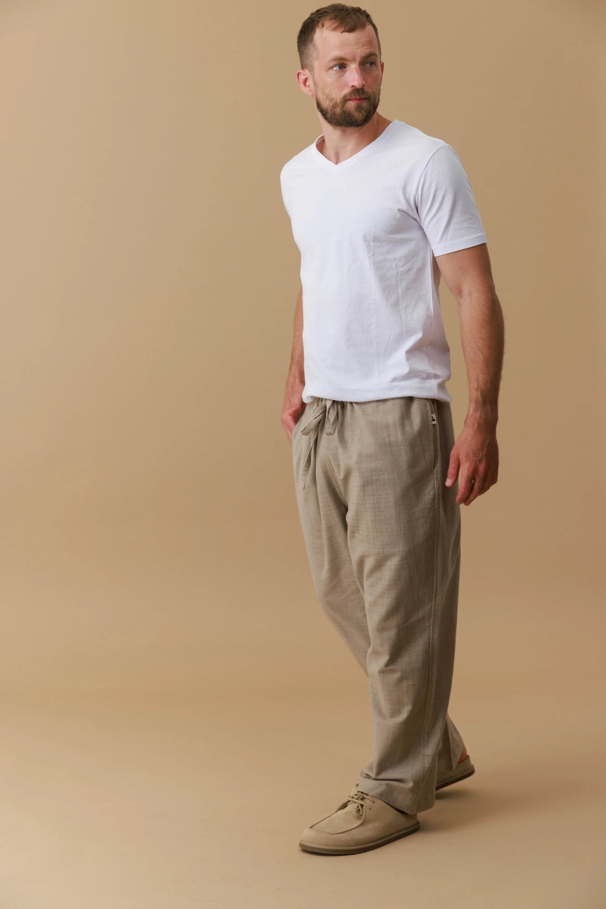 Handwoven Drawstring Pants