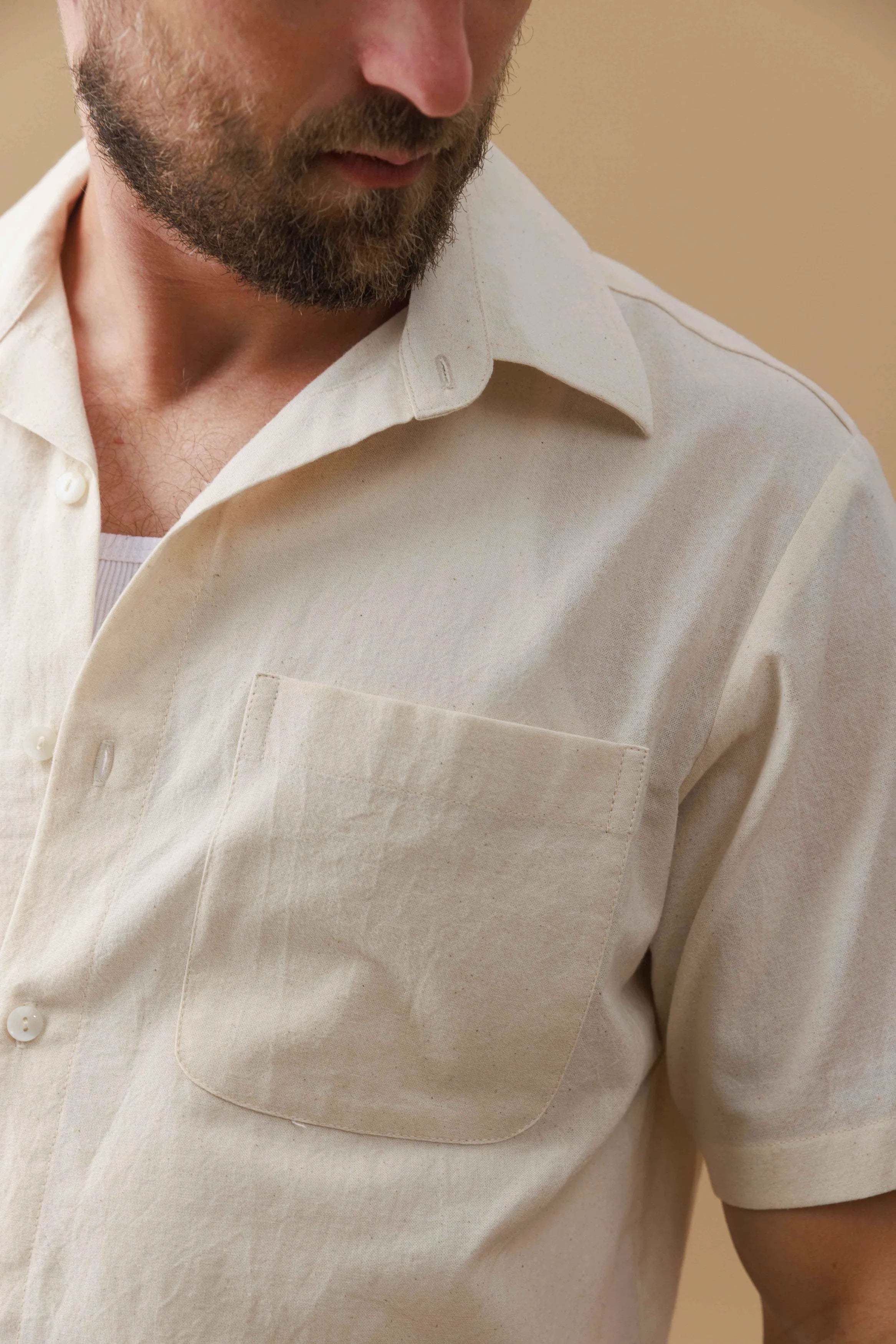 Undyed Cotton shirt