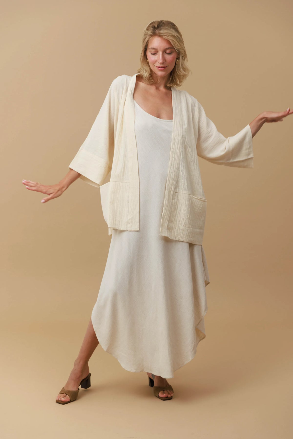Wide Sleeve Kimono