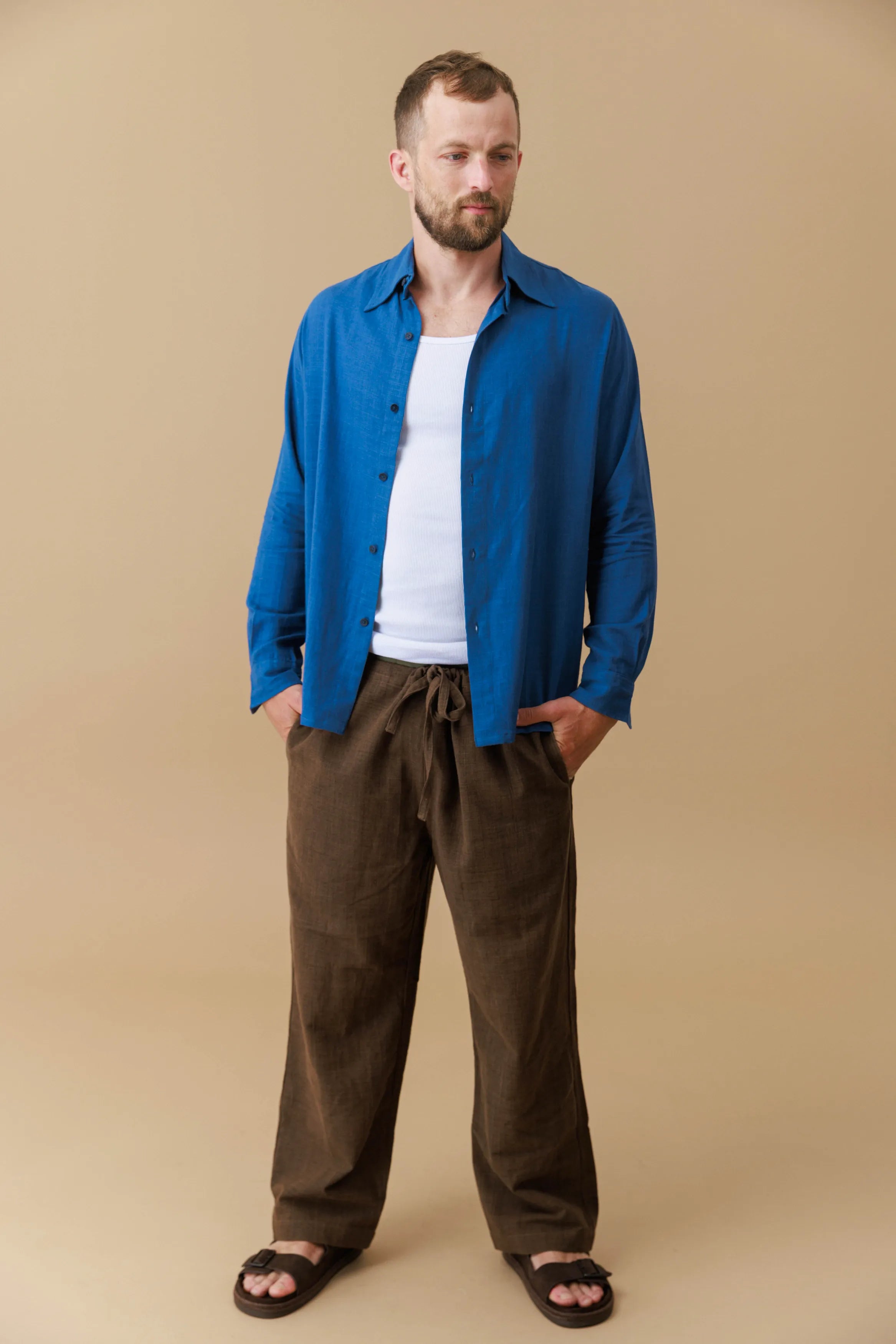 Handwoven Drawstring Pants